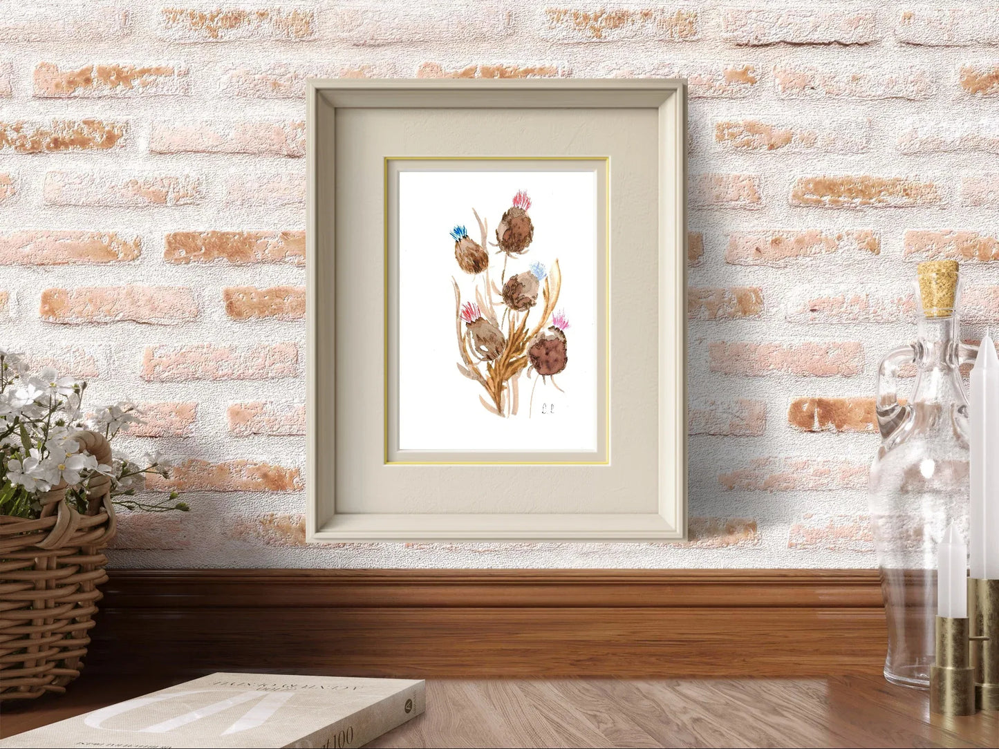 🎨 Boutons séchés – Aquarelle florale intuitive par Laure Leprince - Laure Leprince - Artiste Peintre