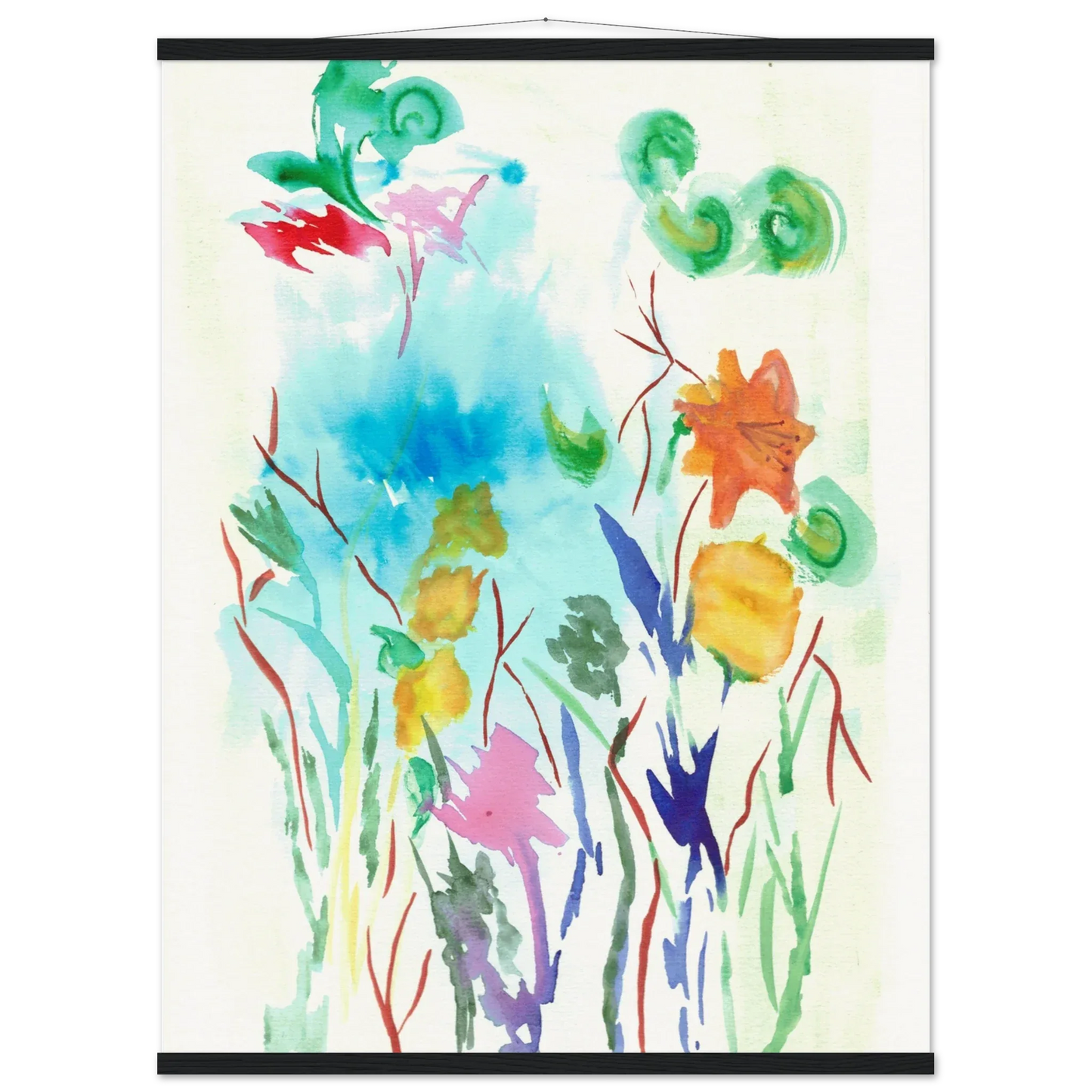 Museum-Quality Matte Paper Poster with Hanger - Laure Leprince - Artiste Peintre