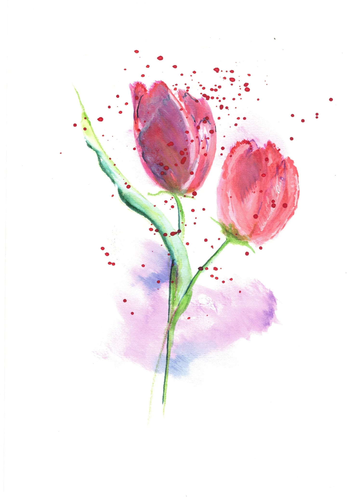 Aquarelle œuvre Originale Numérique 217 - Laure Leprince - Artiste Peintre