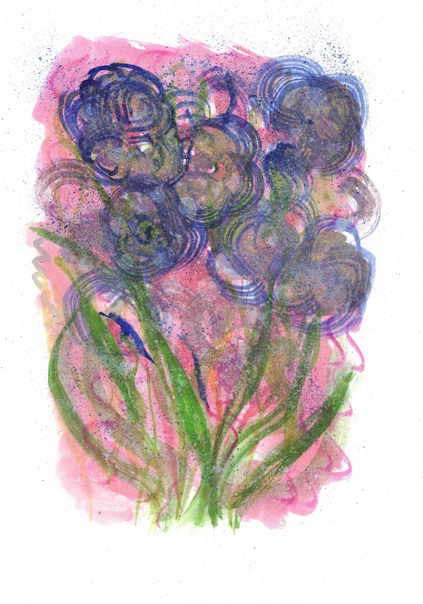 Aquarelle œuvre Originale Numérique 086 - Laure Leprince - Artiste Peintre