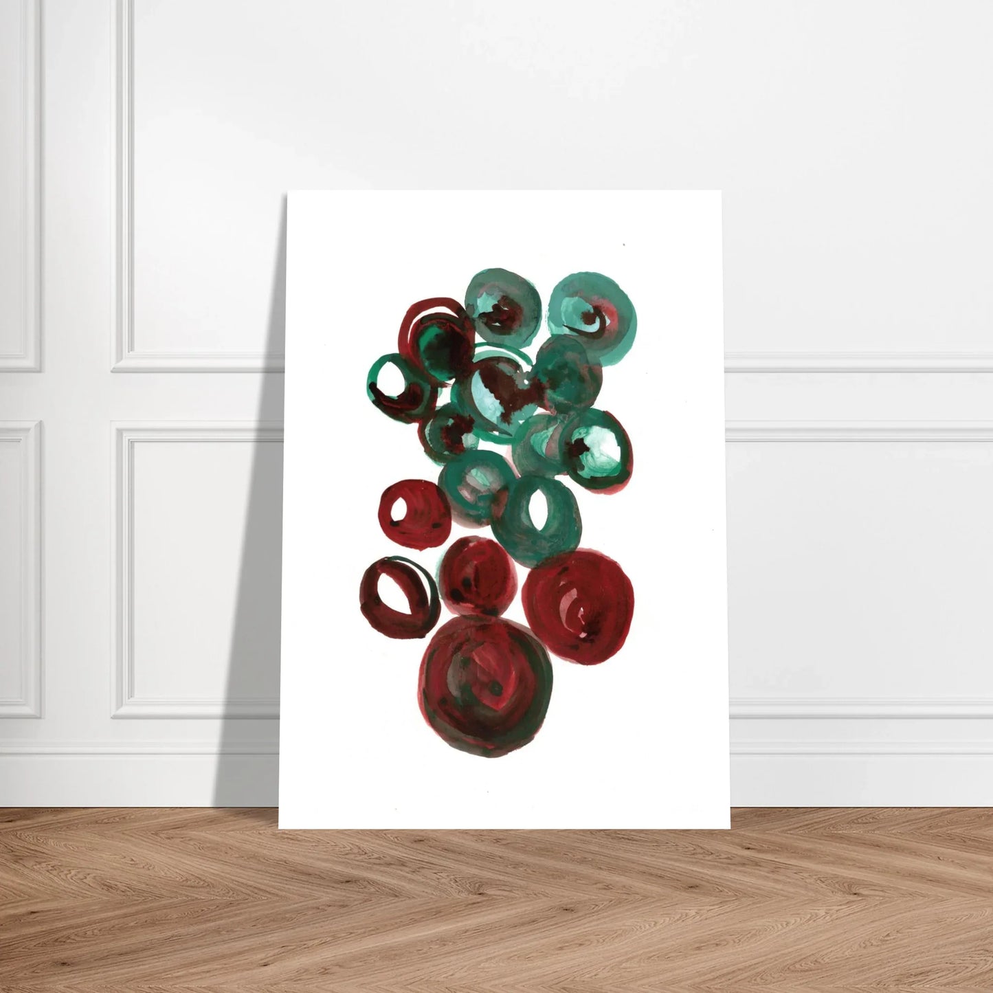Premium Matte Paper Poster Aquarelle Originale RDJ3-15 - Laure Leprince - Artiste Peintre
