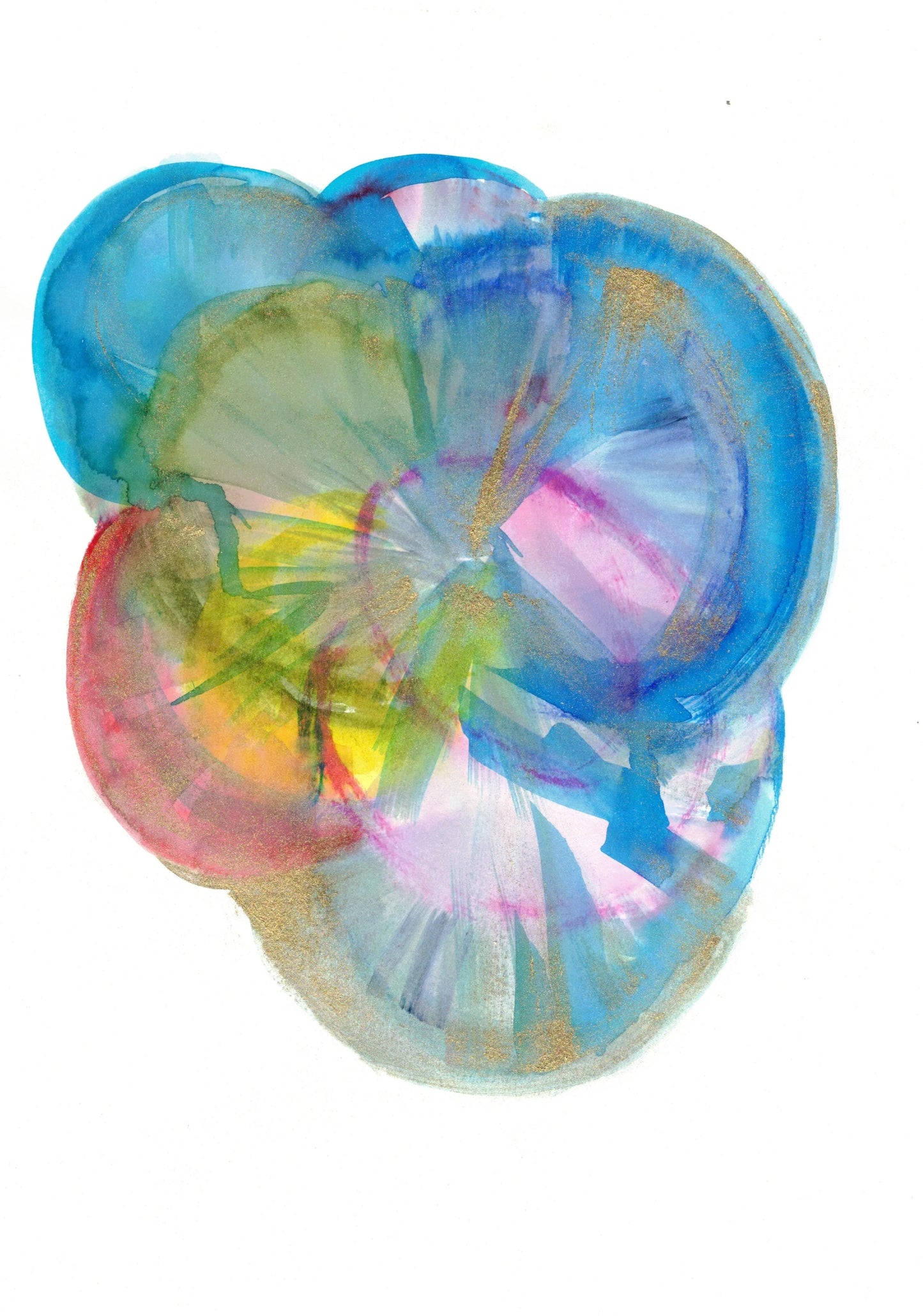 Aquarelle œuvre Originale Numérique 090 - Laure Leprince - Artiste Peintre