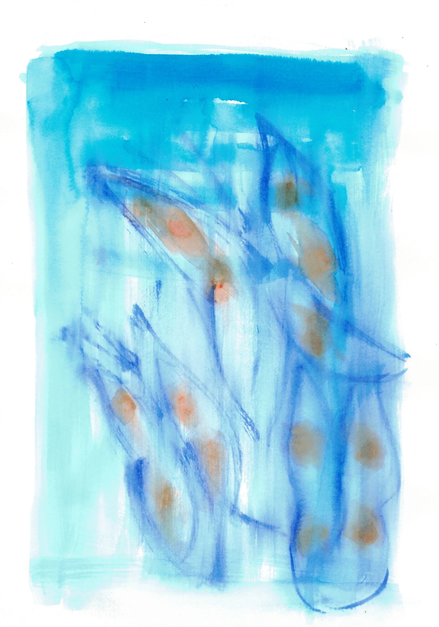 Aquarelle œuvre Originale Numérique 092 - Laure Leprince - Artiste Peintre