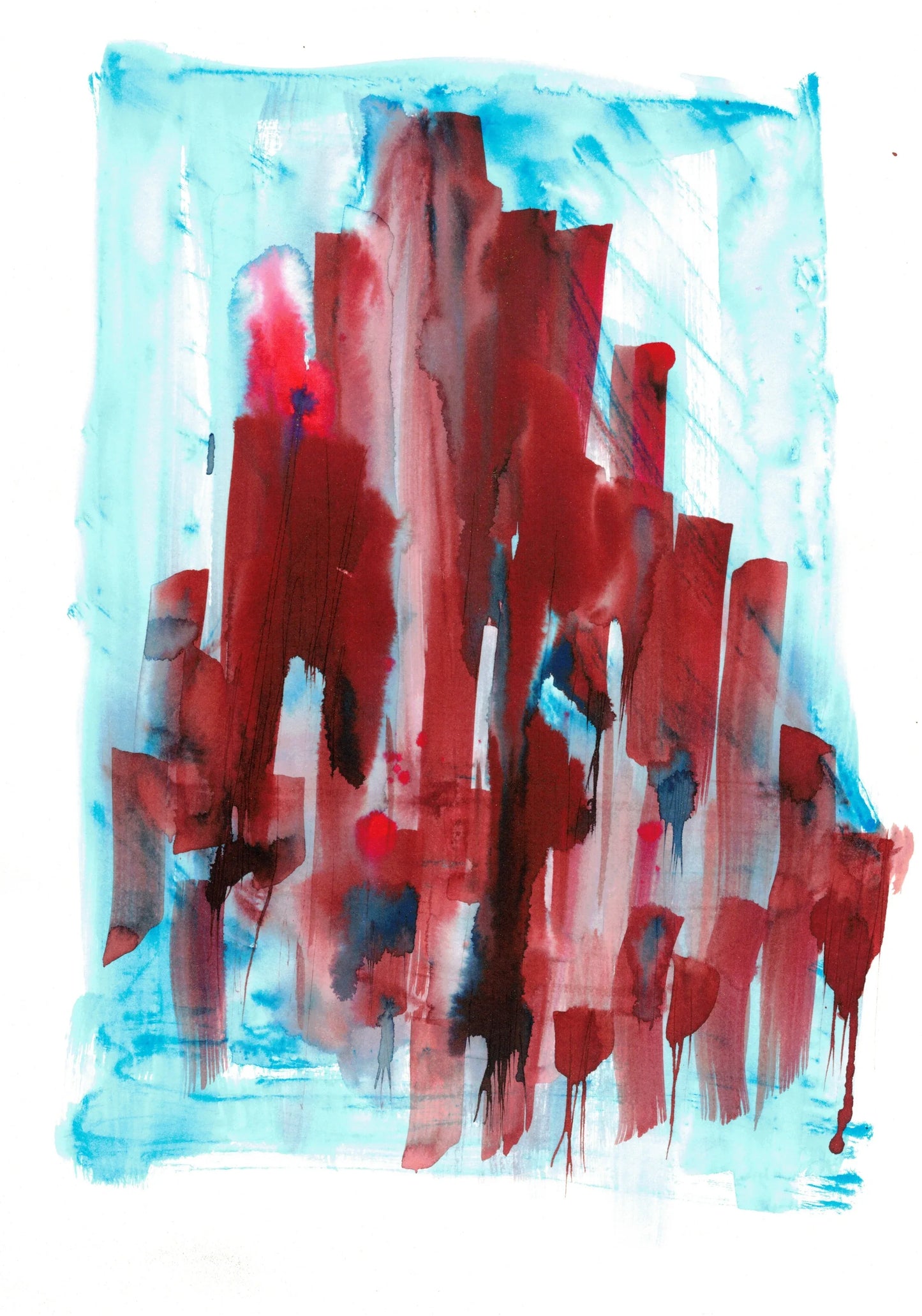 Aquarelle œuvre Originale Numérique 093 - Laure Leprince - Artiste Peintre