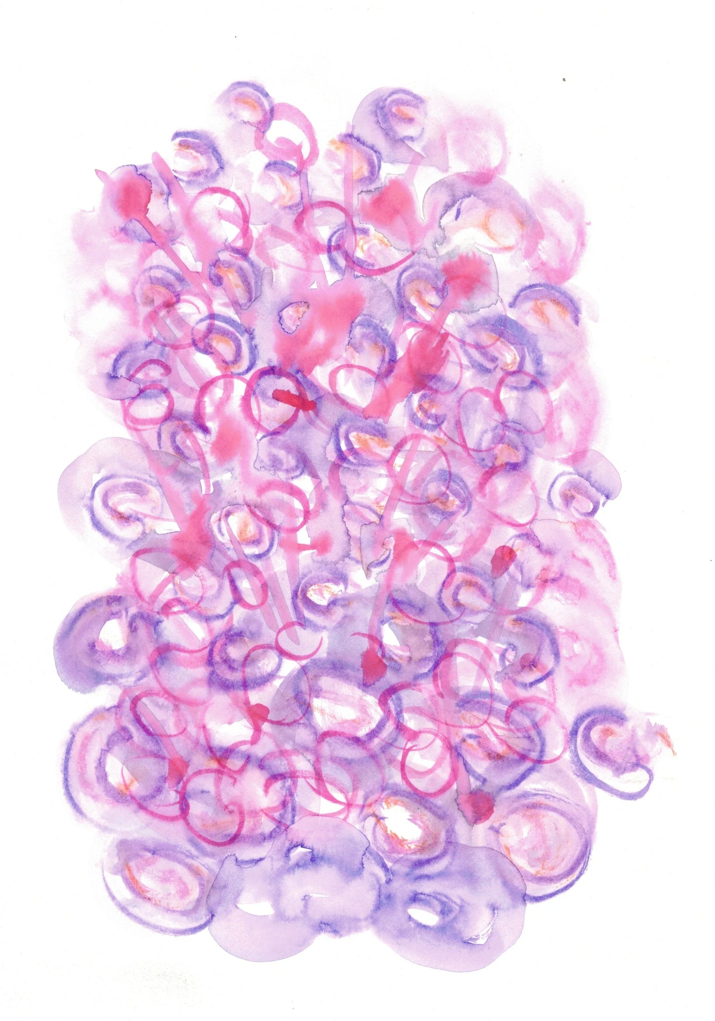 Aquarelle œuvre Originale Numérique 098 - Laure Leprince - Artiste Peintre