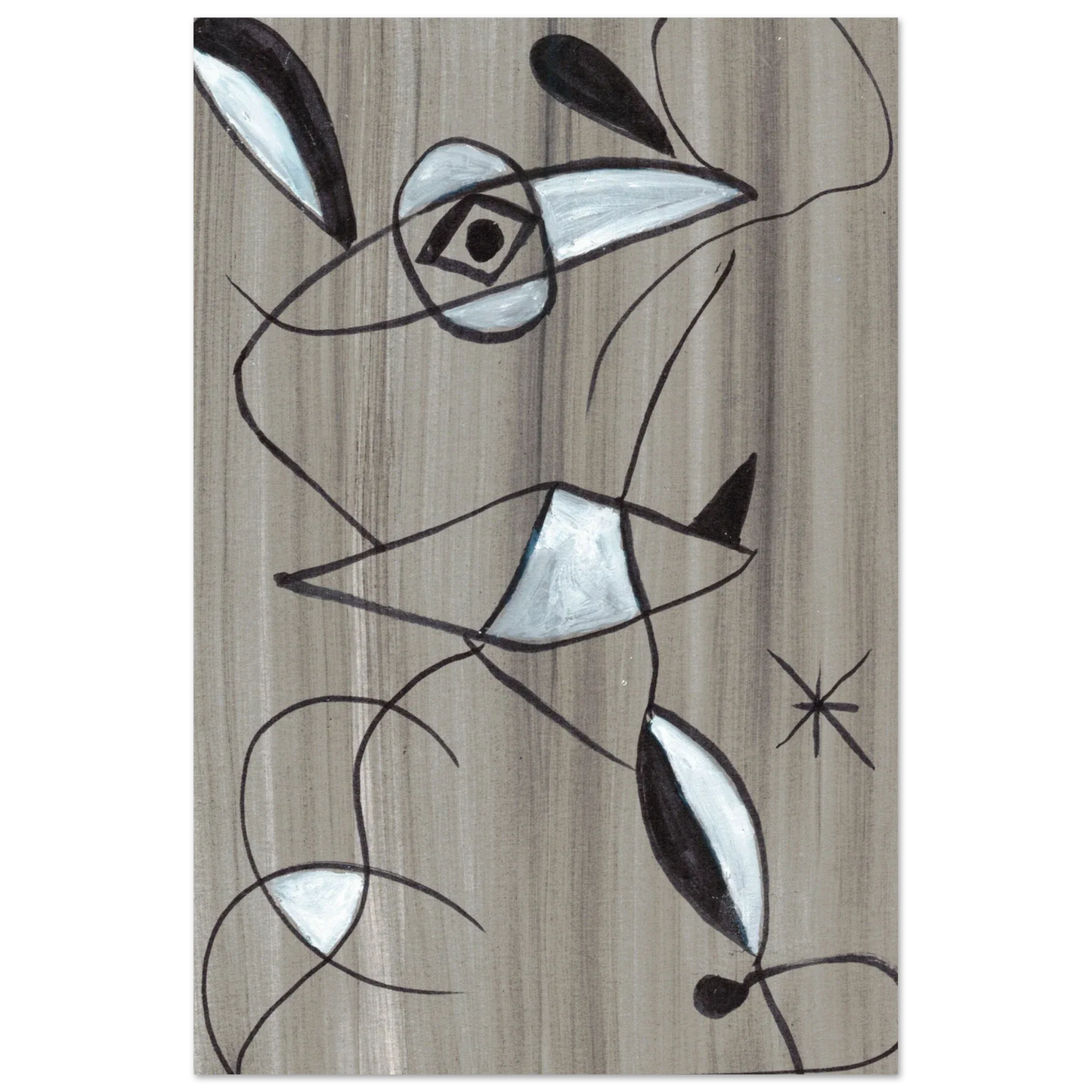 Affiche Premium Papier Mat – Petite Souris Par l'Artiste Laure Leprince - Laure Leprince - Artiste Peintre
