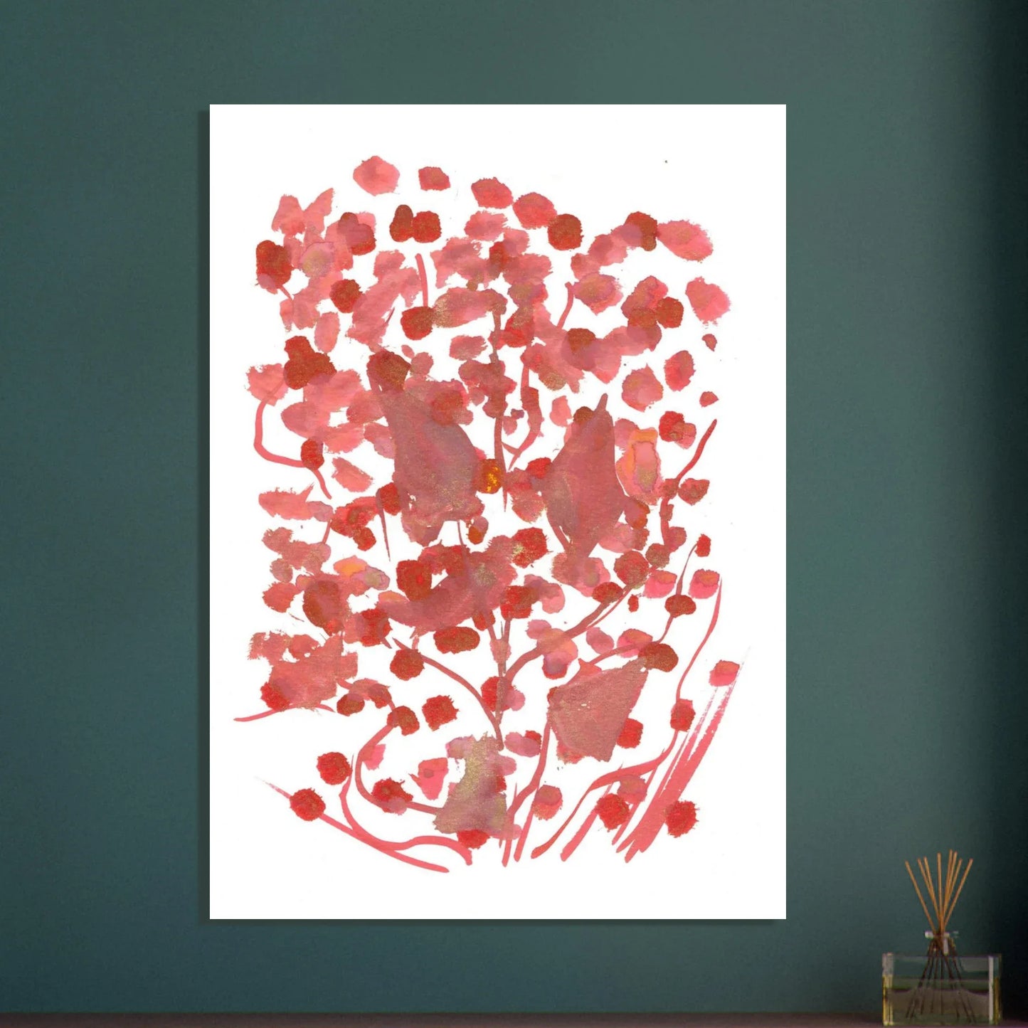 Premium Matte Paper Poster Aquarelle Originale RDJ3-5 - Laure Leprince - Artiste Peintre