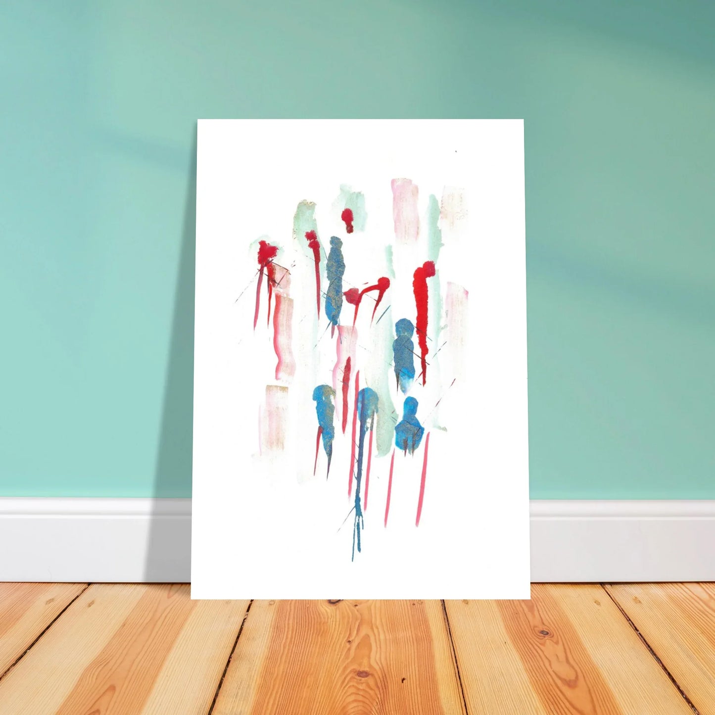 Premium Matte Paper Poster Aquarelle Originale RDJ3-9 - Laure Leprince - Artiste Peintre