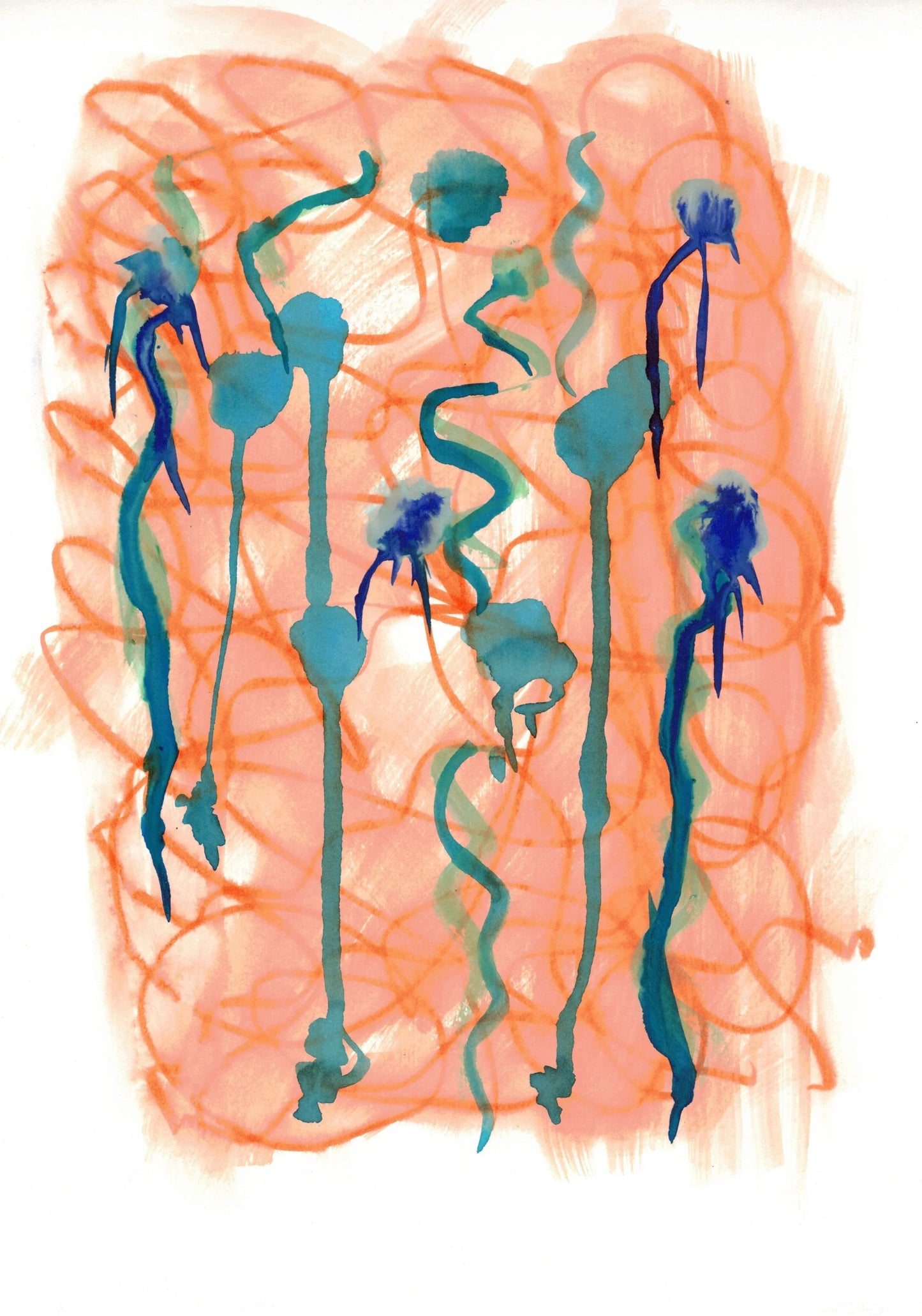 Aquarelle œuvre Originale Numérique 058 - Laure Leprince - Artiste Peintre
