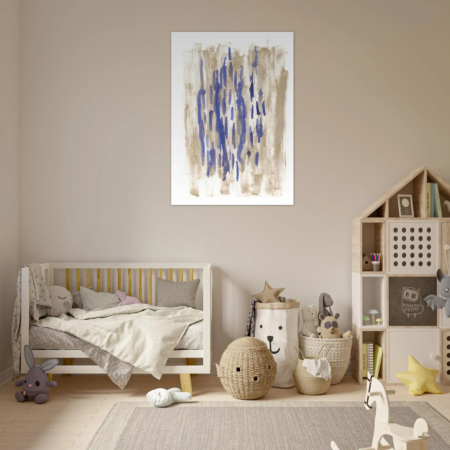 Premium Matte Paper Poster Aquarelle Originale RDJ3-17 - Laure Leprince - Artiste Peintre
