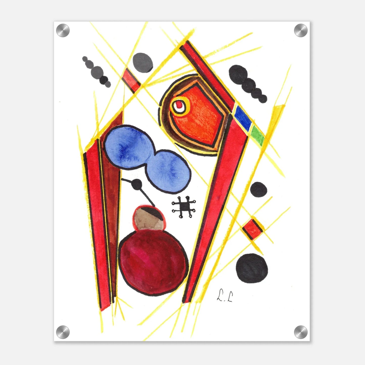 Impression acrylique haut de gamme – Art mural moderne et lumineux - Laure Leprince - Artiste Peintre