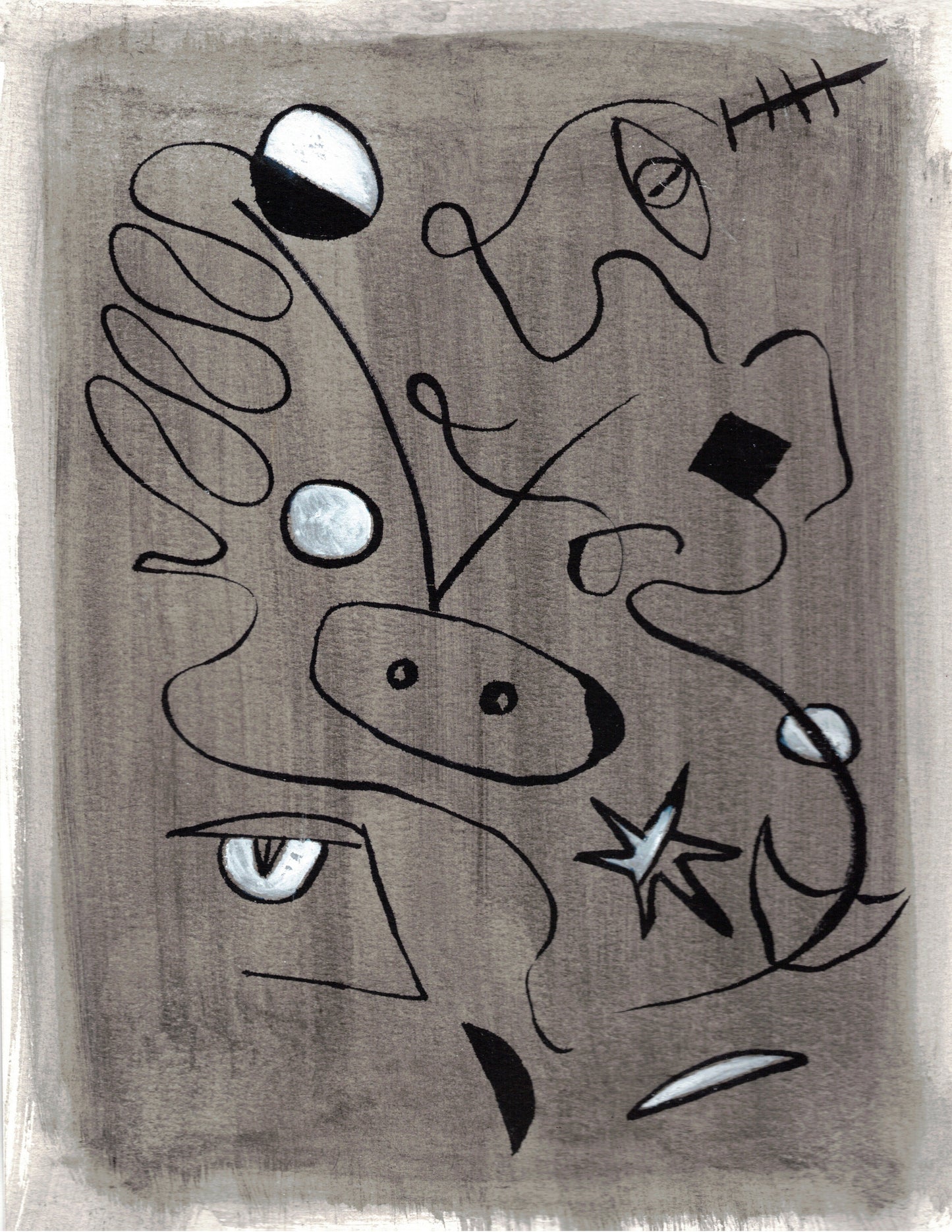 Aquarelle originale Le Taureau