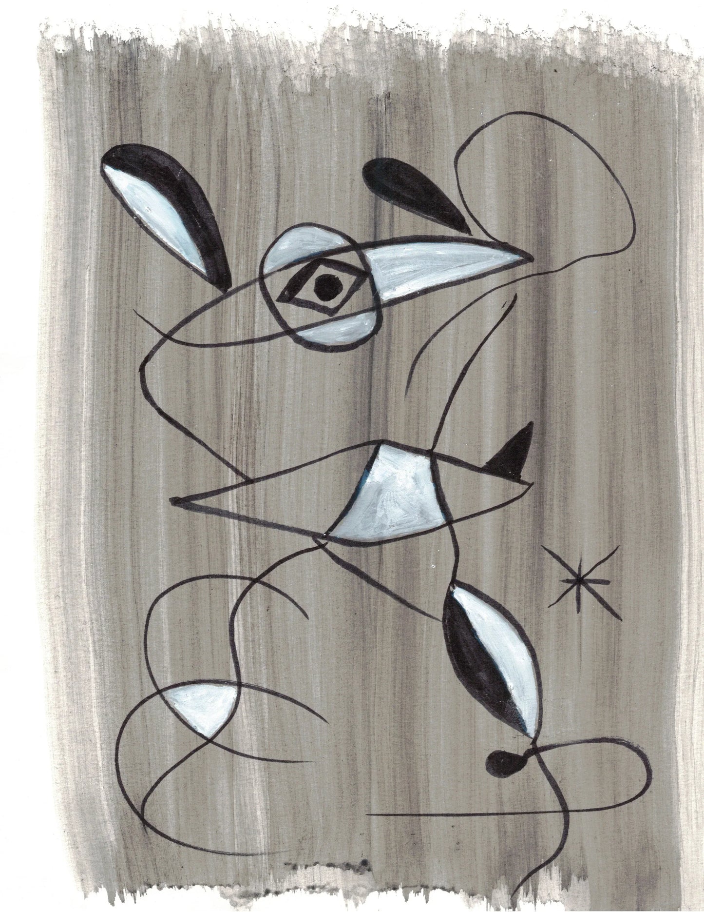 Aquarelle originale Petite Souris - Laure Leprince - Artiste Peintre
