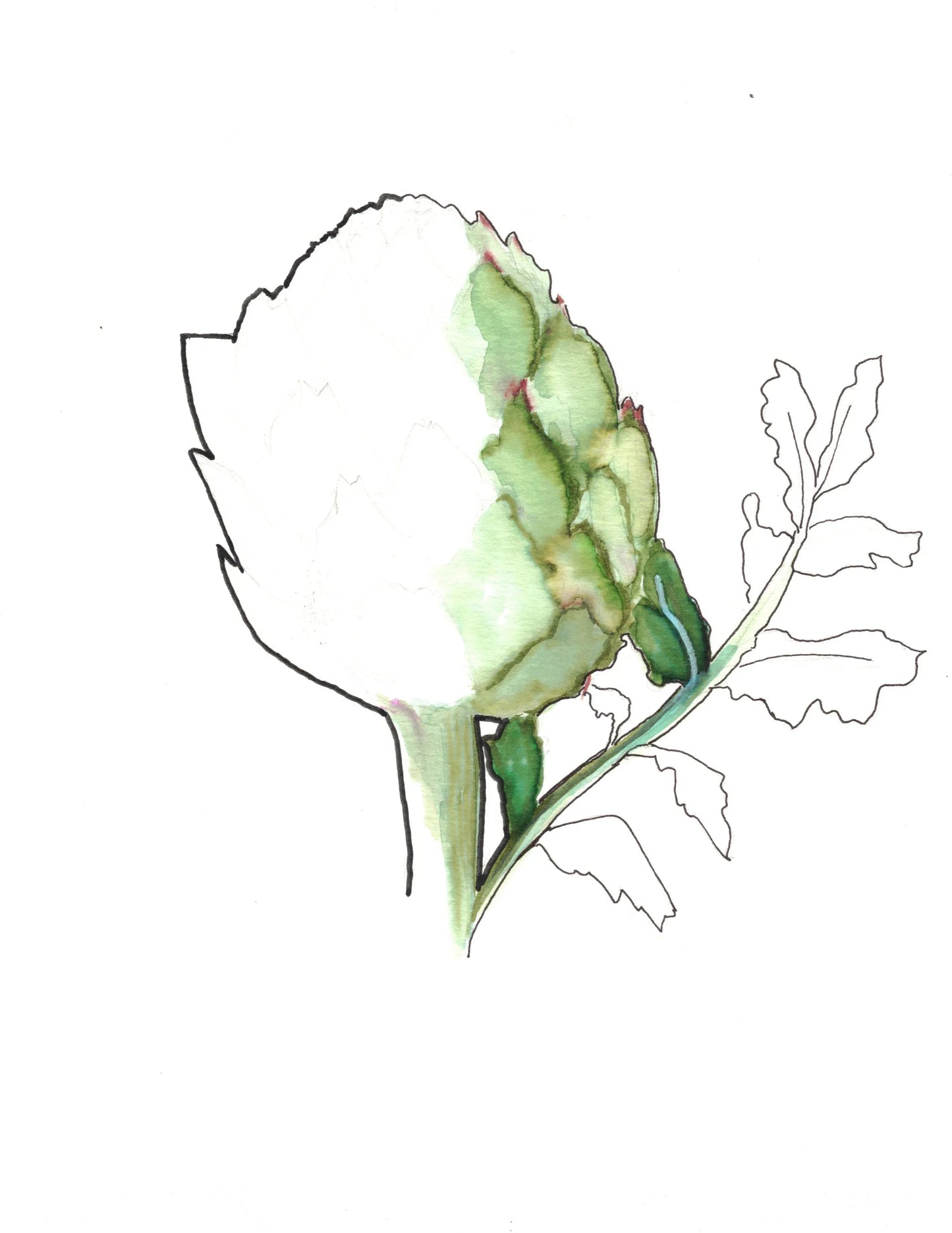 Aquarelle œuvre Originale Numérique 196 - Laure Leprince - Artiste Peintre