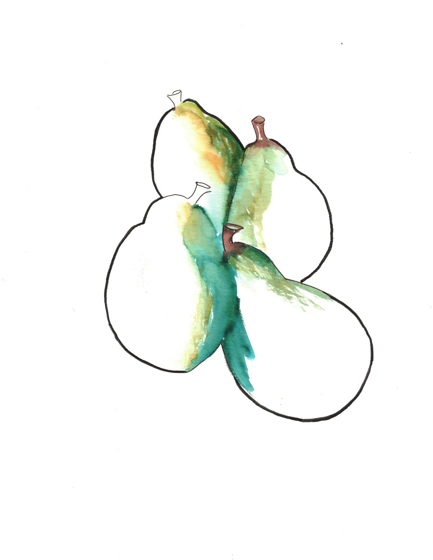 Aquarelle œuvre Originale Numérique 198 - Laure Leprince - Artiste Peintre