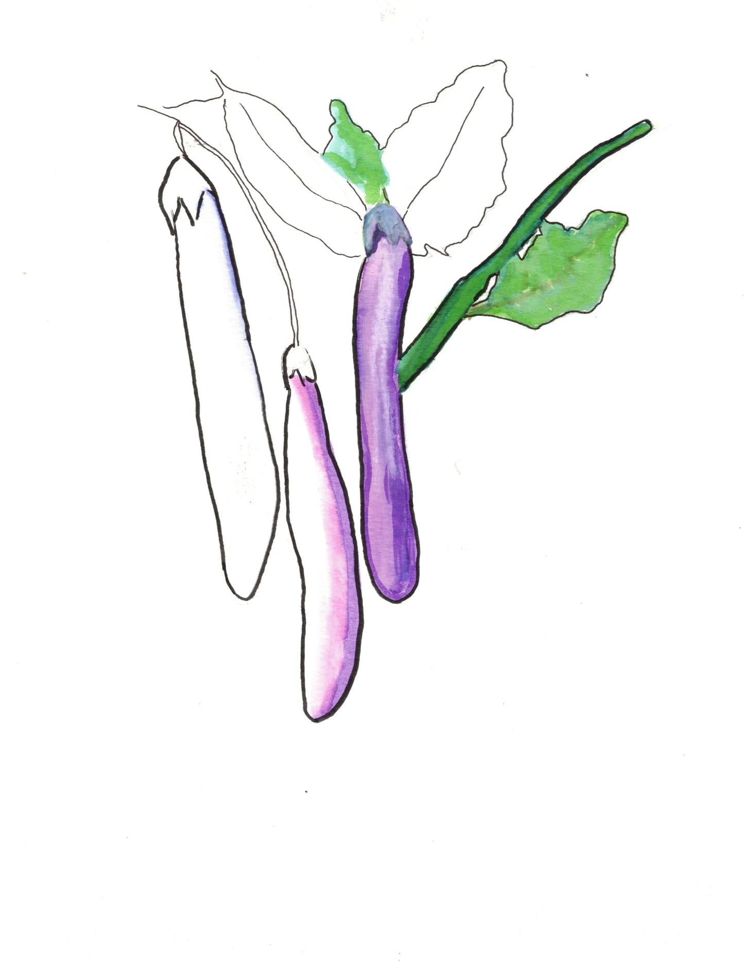 Aquarelle œuvre Originale Numérique 209 - Laure Leprince - Artiste Peintre
