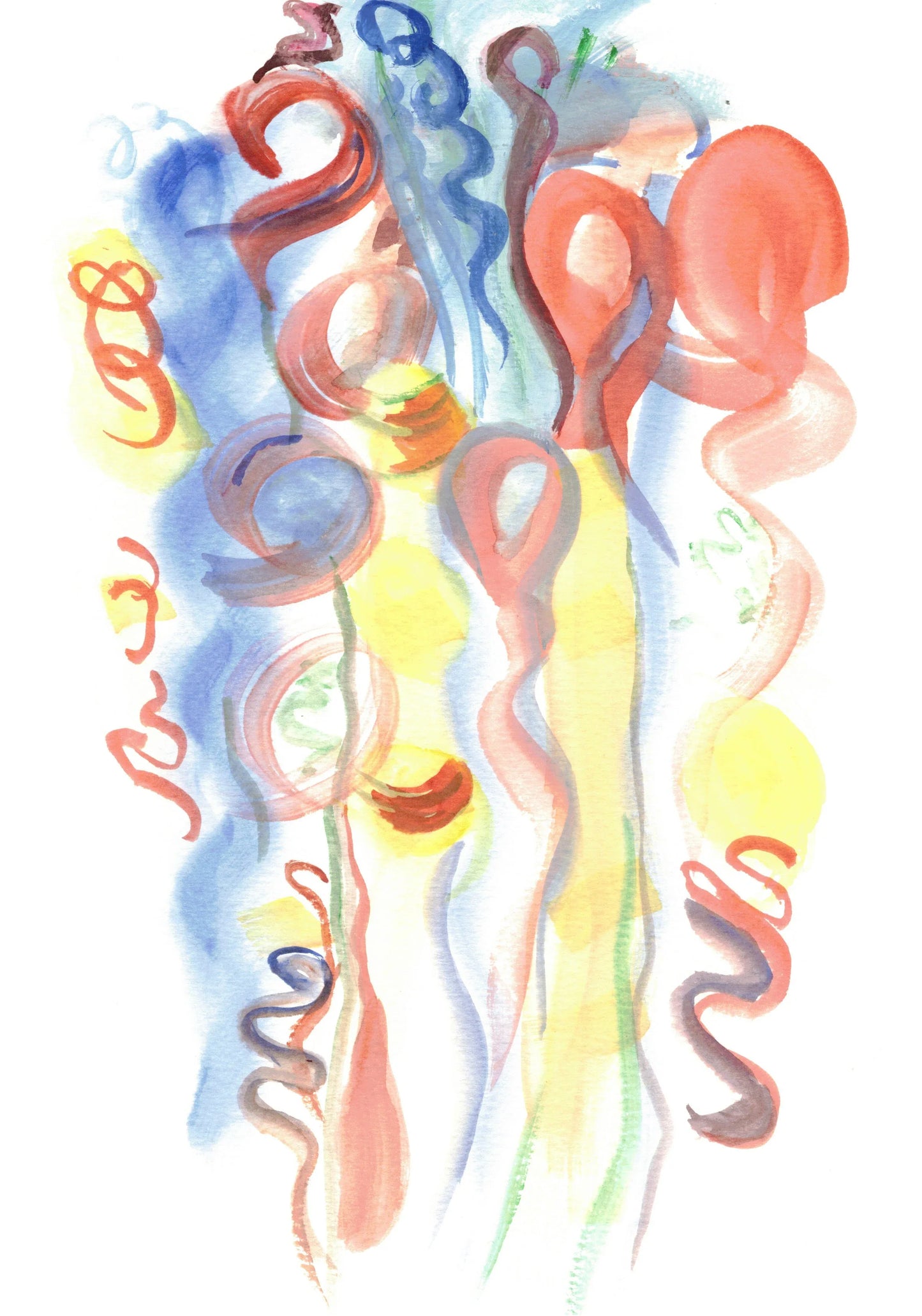 Aquarelle œuvre Originale Numérique 002 - Laure Leprince - Artiste Peintre