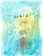 Aquarelle œuvre Originale en téléchargement | Coloriage inversé | Collection d'art thérapeutique 030