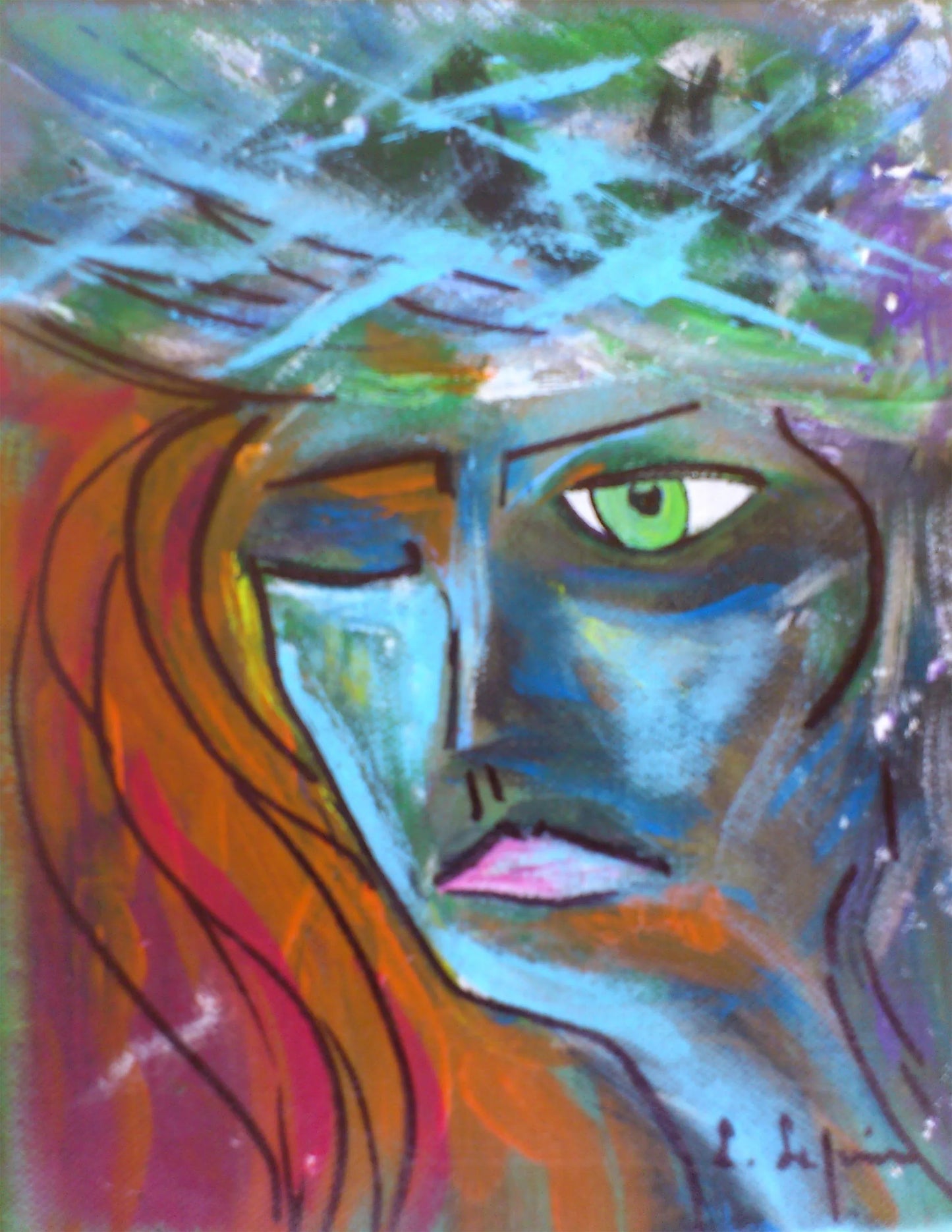Peinture Œuvre Originale Numérique # 34254 Trouncho - Laure Leprince - Artiste Peintre