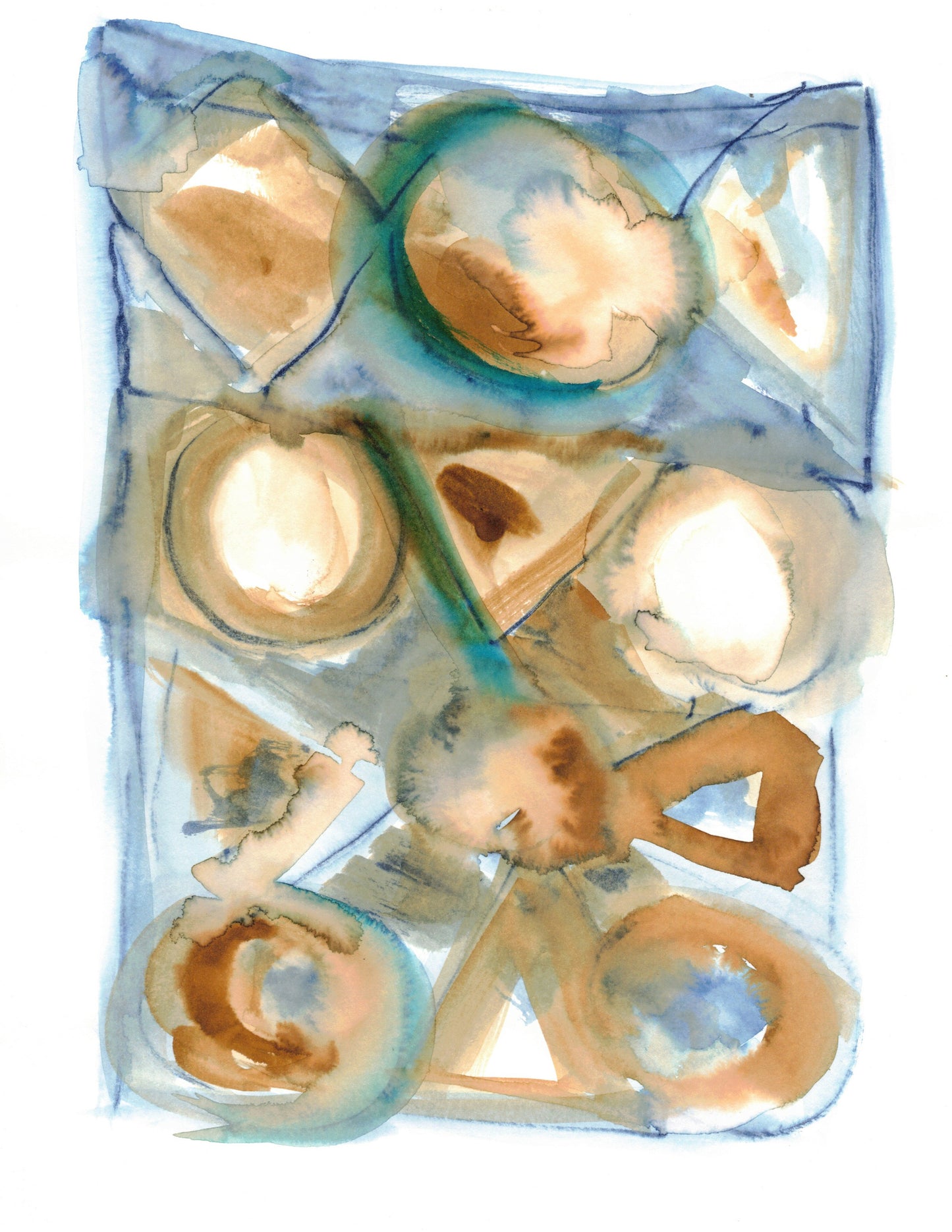 Aquarelle œuvre Originale Numérique 138