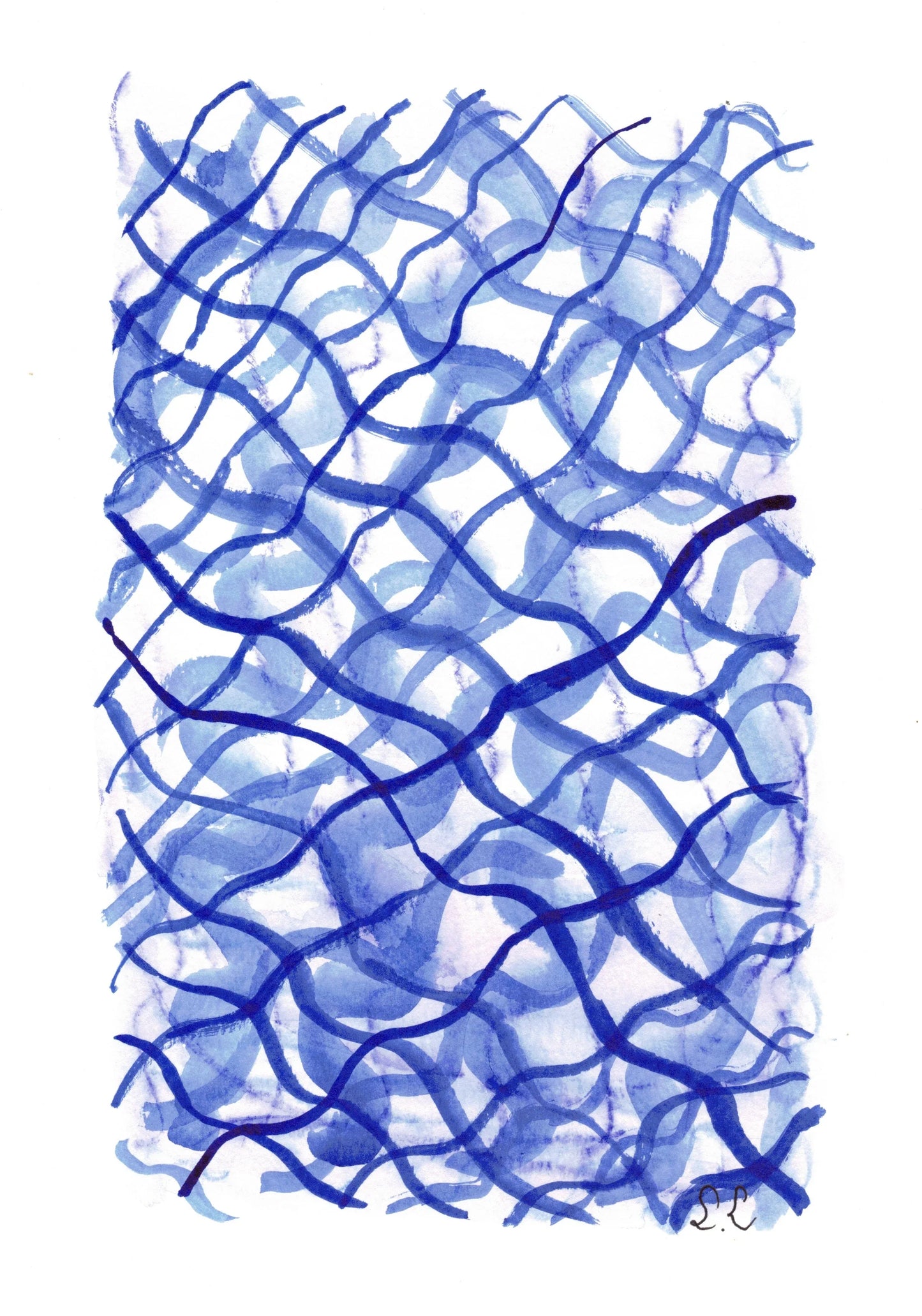 Aquarelle œuvre Originale Numérique 157 - Laure Leprince - Artiste Peintre