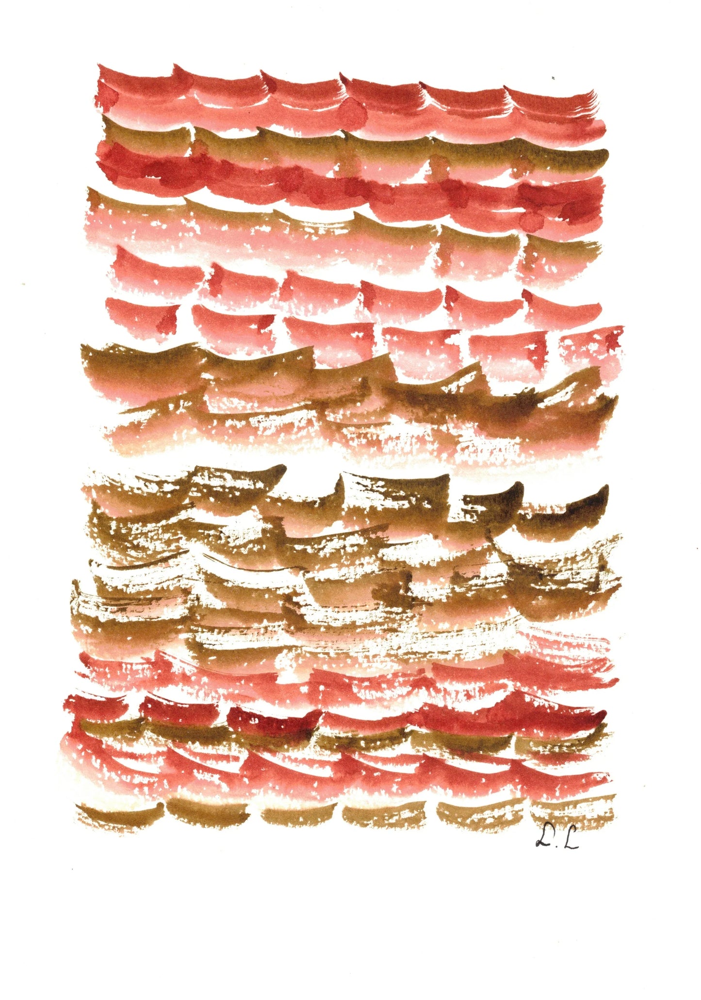 Aquarelle œuvre Originale Numérique 158 - Laure Leprince - Artiste Peintre
