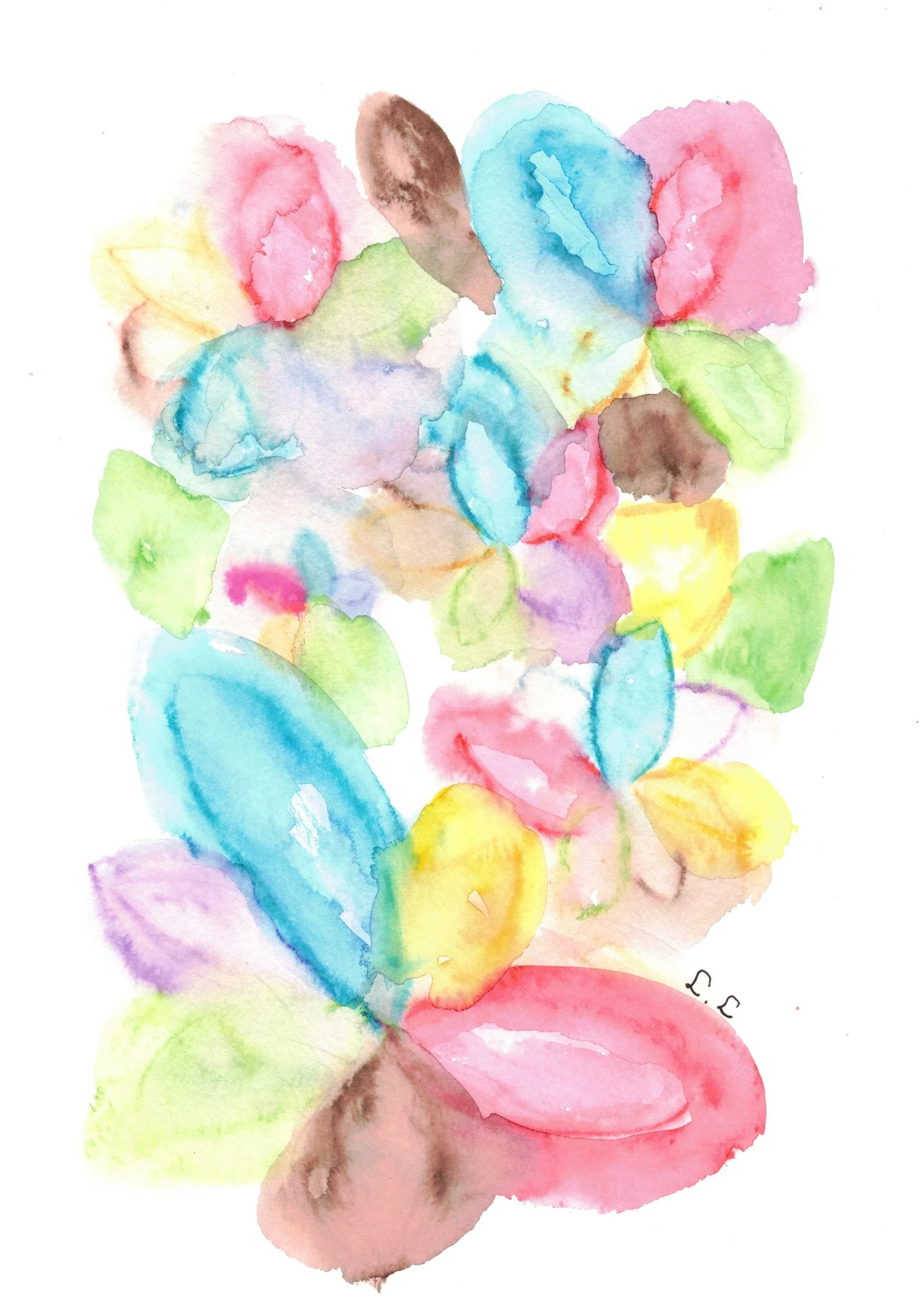 Aquarelle œuvre Originale Numérique 164 - Laure Leprince - Artiste Peintre