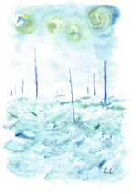 Aquarelle œuvre Originale Numérique 177