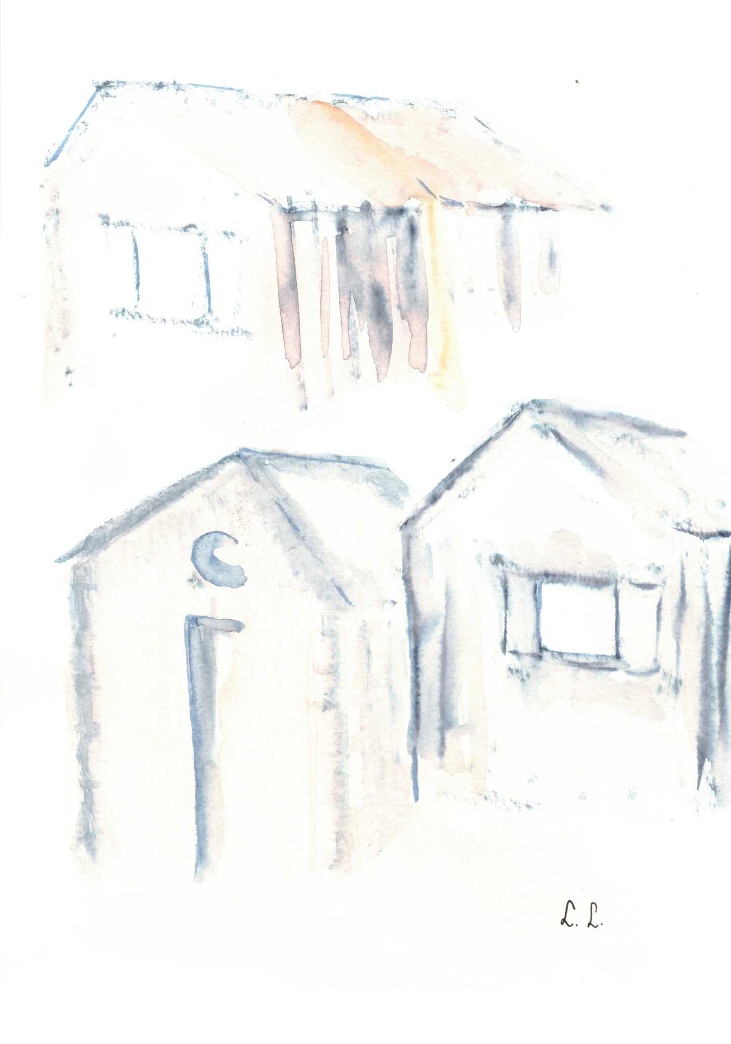 Aquarelle œuvre Originale Numérique 181 - Laure Leprince - Artiste Peintre
