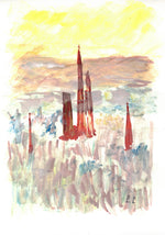 Aquarelle œuvre Originale Numérique 187