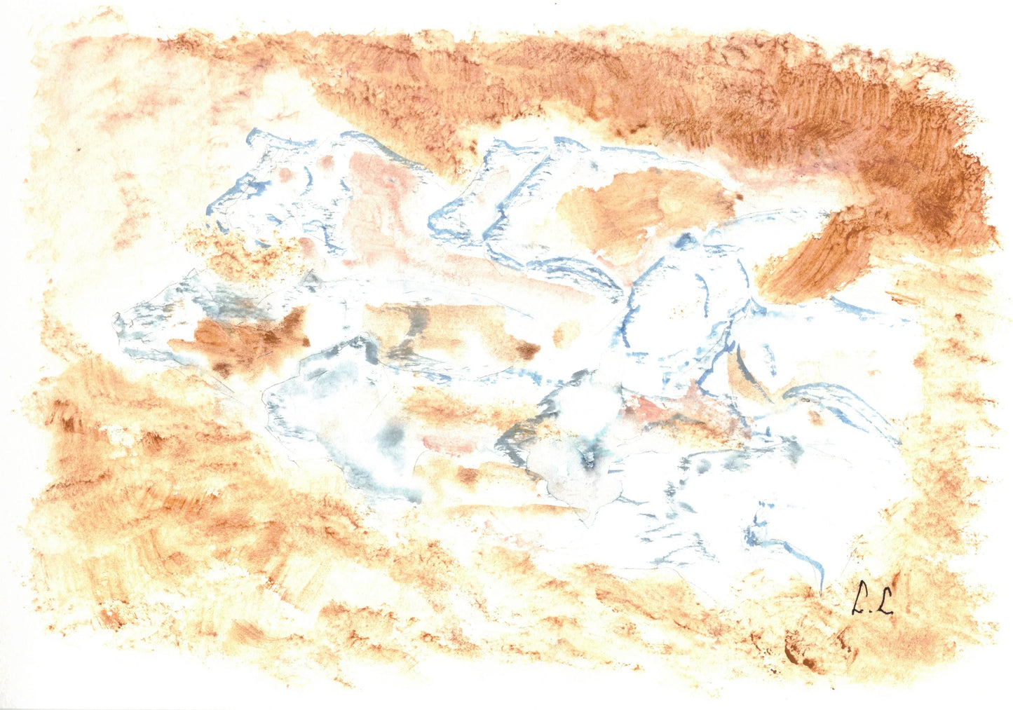 Aquarelle œuvre Originale Numérique 191 - Laure Leprince - Artiste Peintre