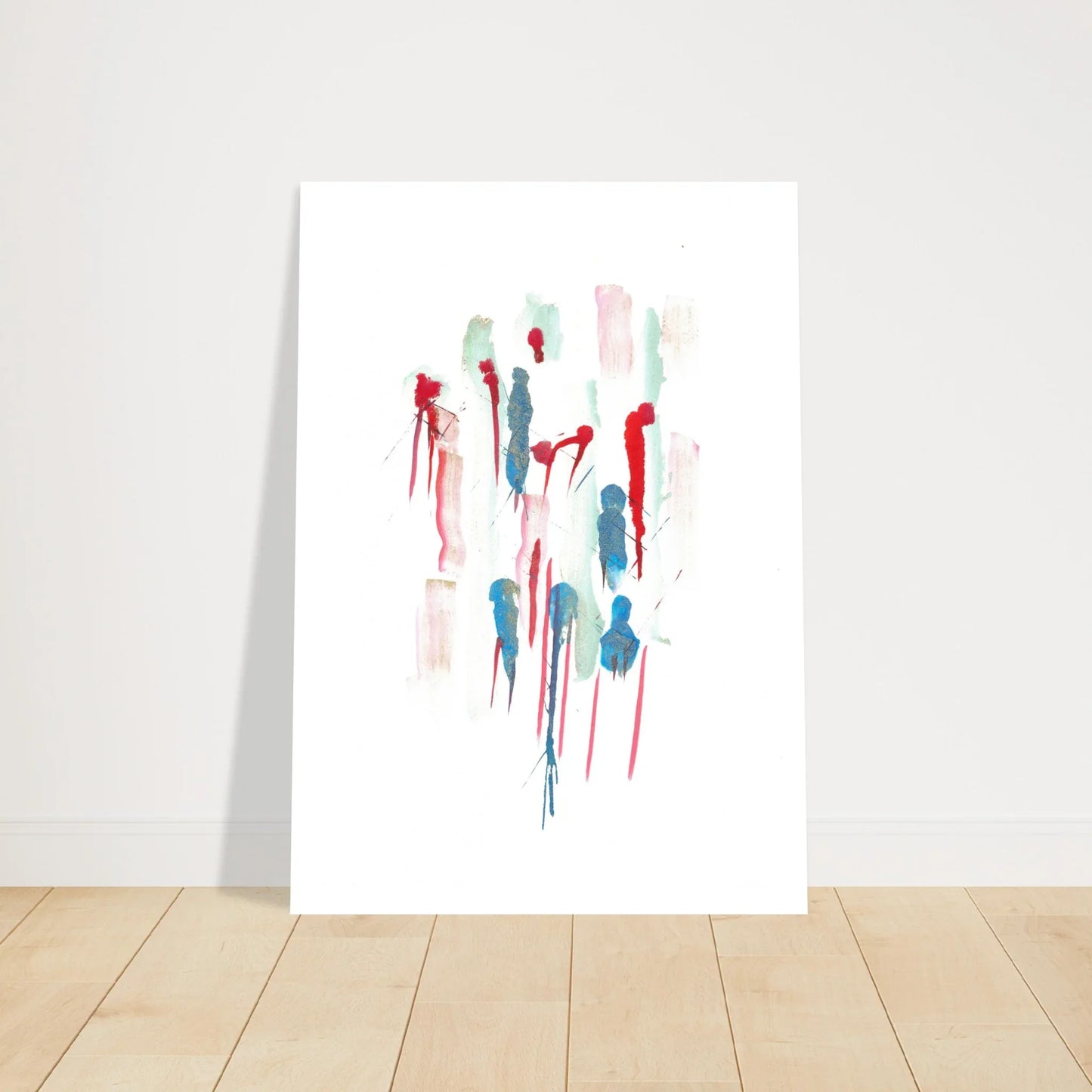 Affiche premium sur papier mat Personnages – Art mural de qualité supérieure - Laure Leprince - Artiste Peintre