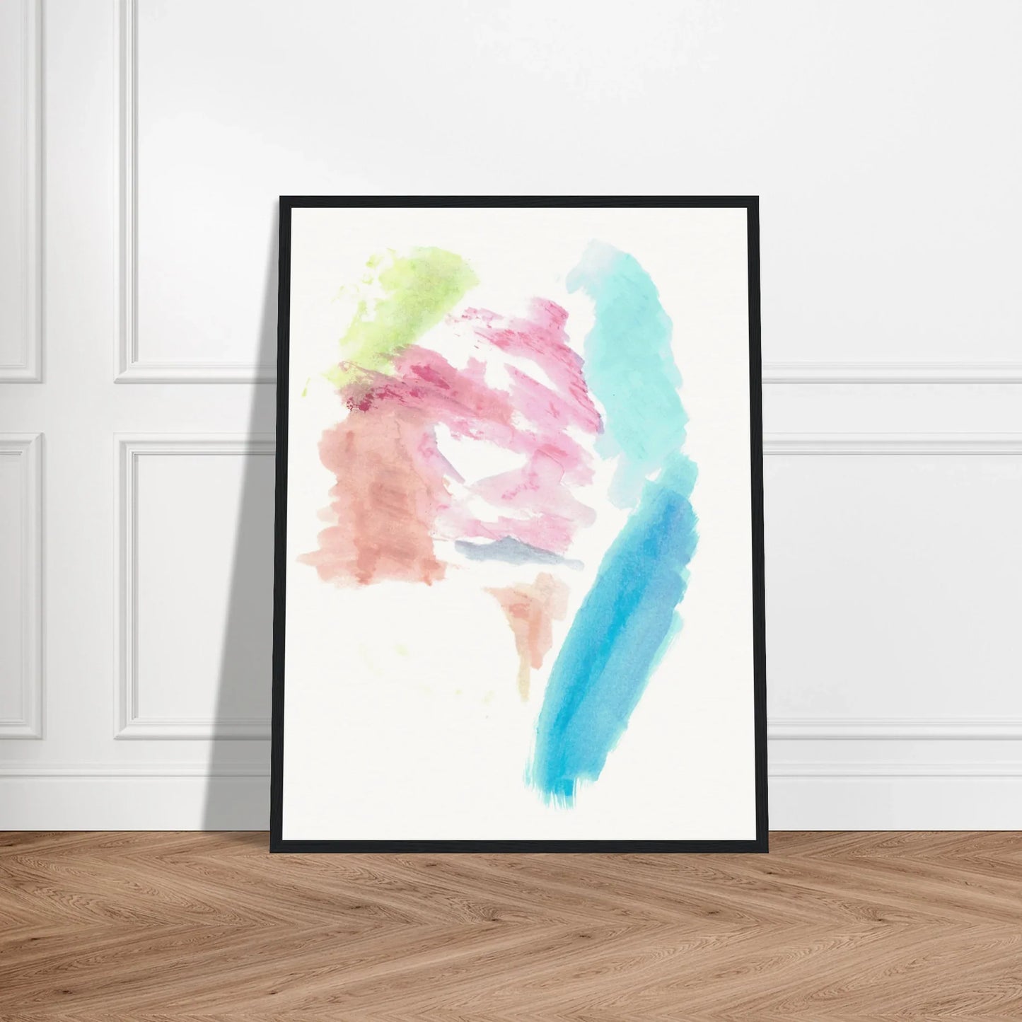 Affiche Encadrée Museum-Quality Matte Paper Wooden Framed Aurore Pastel - Laure Leprince - Artiste Peintre