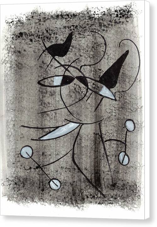 Chat Halterophile - Canvas Print