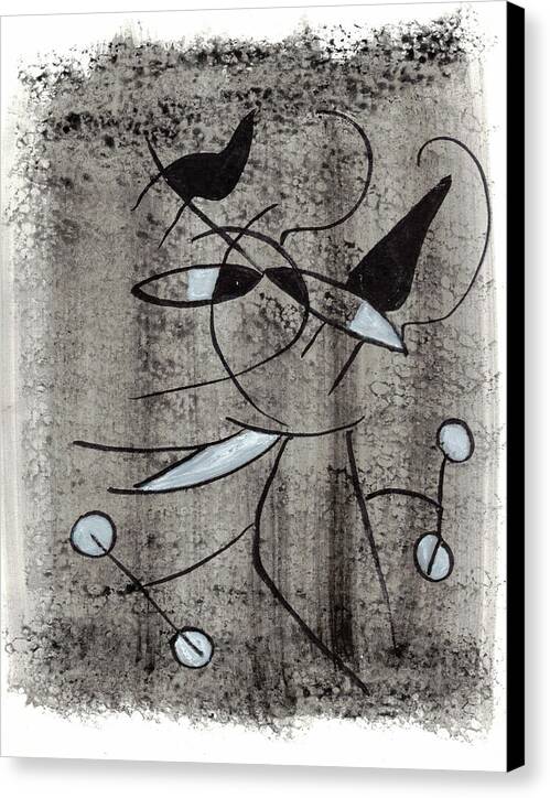 Chat Halterophile - Canvas Print