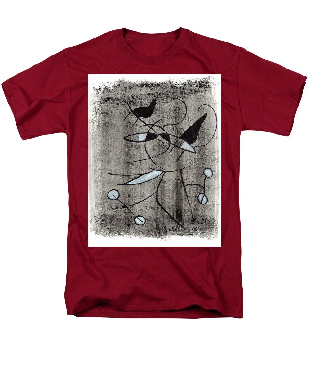 Chat Halterophile - Men's T-Shirt (Regular Fit)