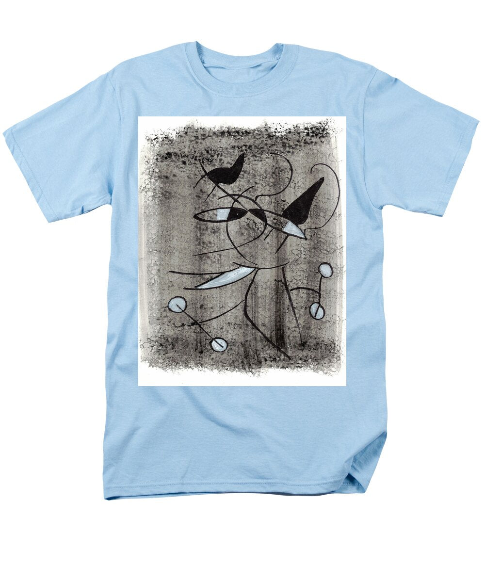 Chat Halterophile - Men's T-Shirt (Regular Fit)