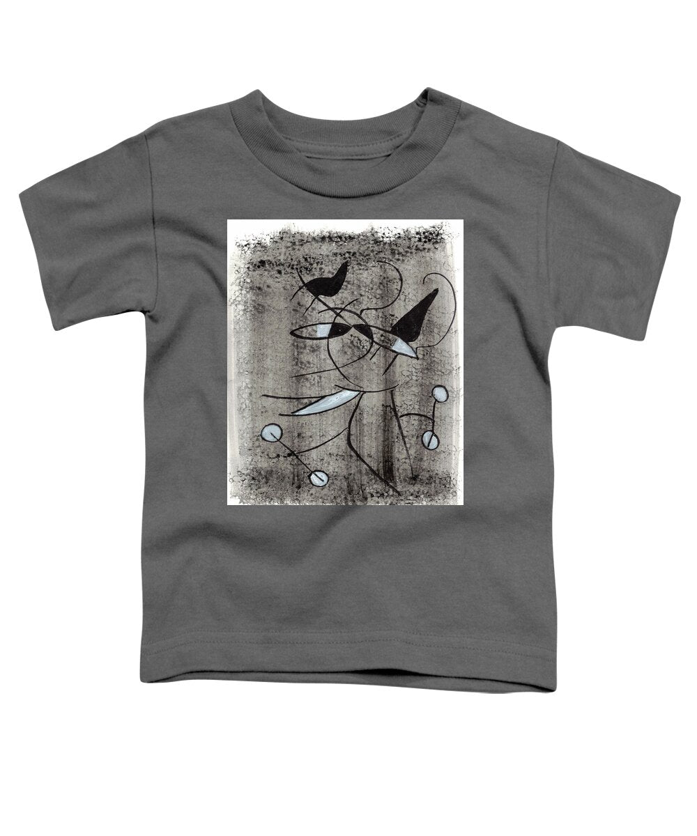 Chat Halterophile - Toddler T-Shirt