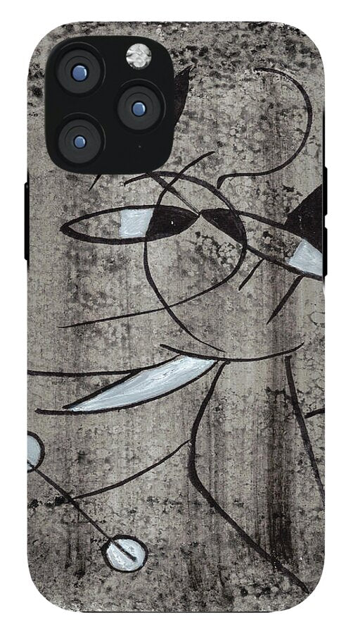 Chat Halterophile - Phone Case