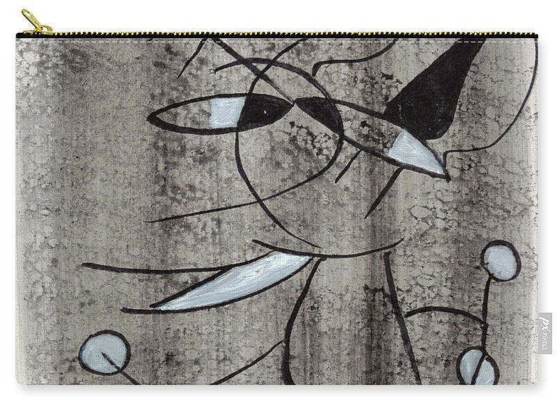 Chat Halterophile - Zip Pouch