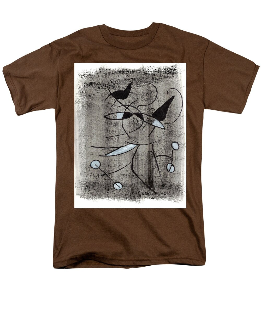 Chat Halterophile - Men's T-Shirt (Regular Fit)
