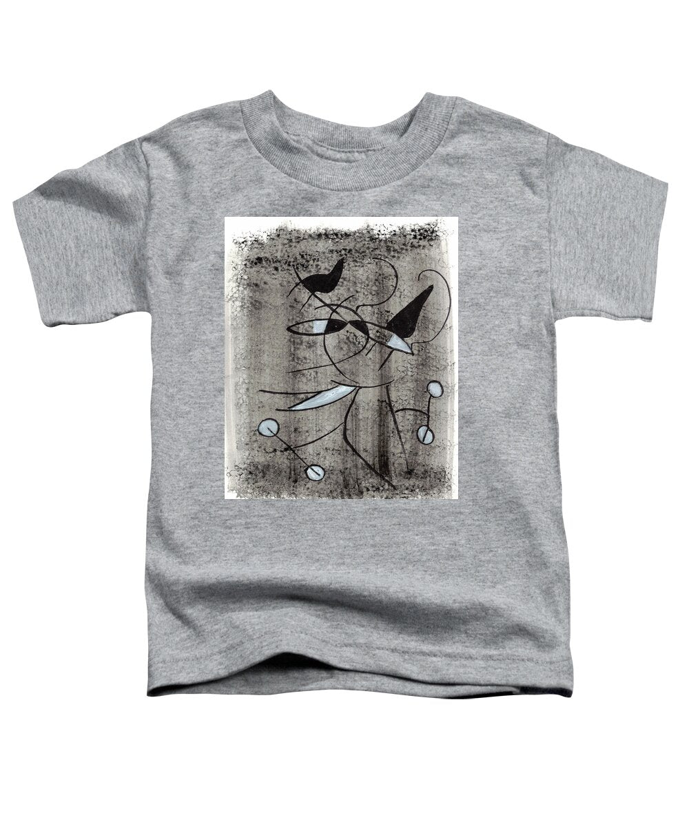 Chat Halterophile - Toddler T-Shirt
