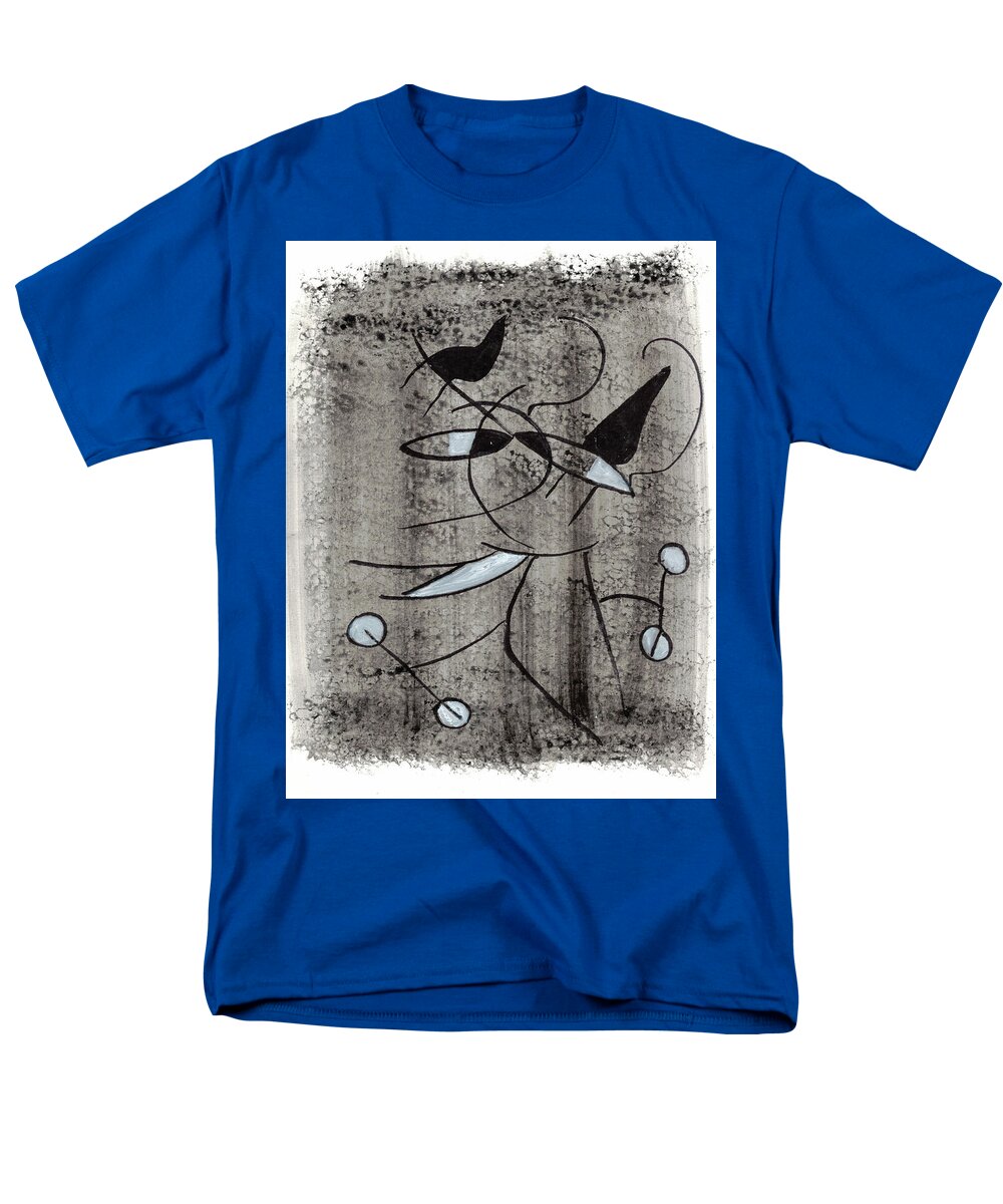 Chat Halterophile - Men's T-Shirt (Regular Fit)
