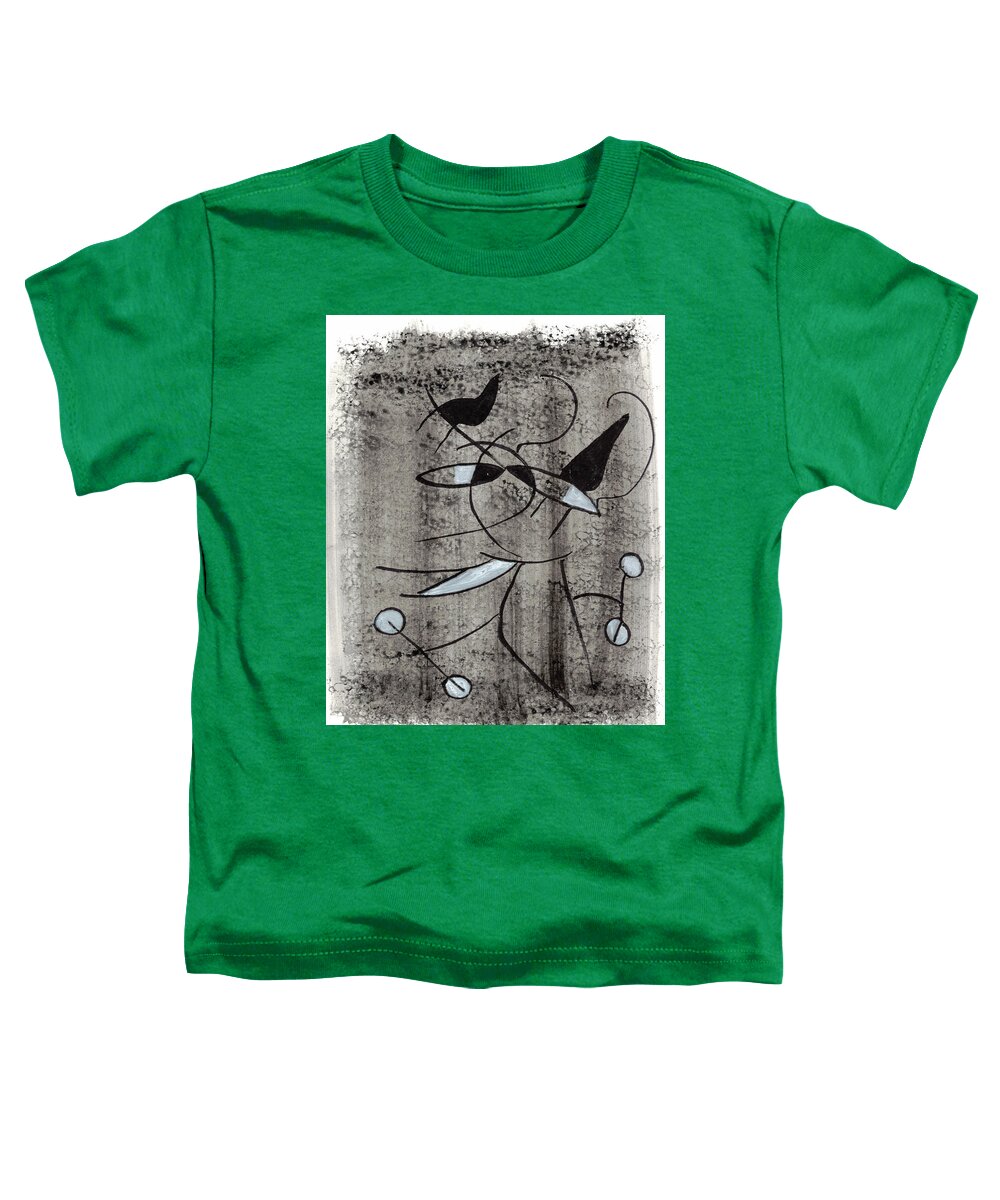 Chat Halterophile - Toddler T-Shirt
