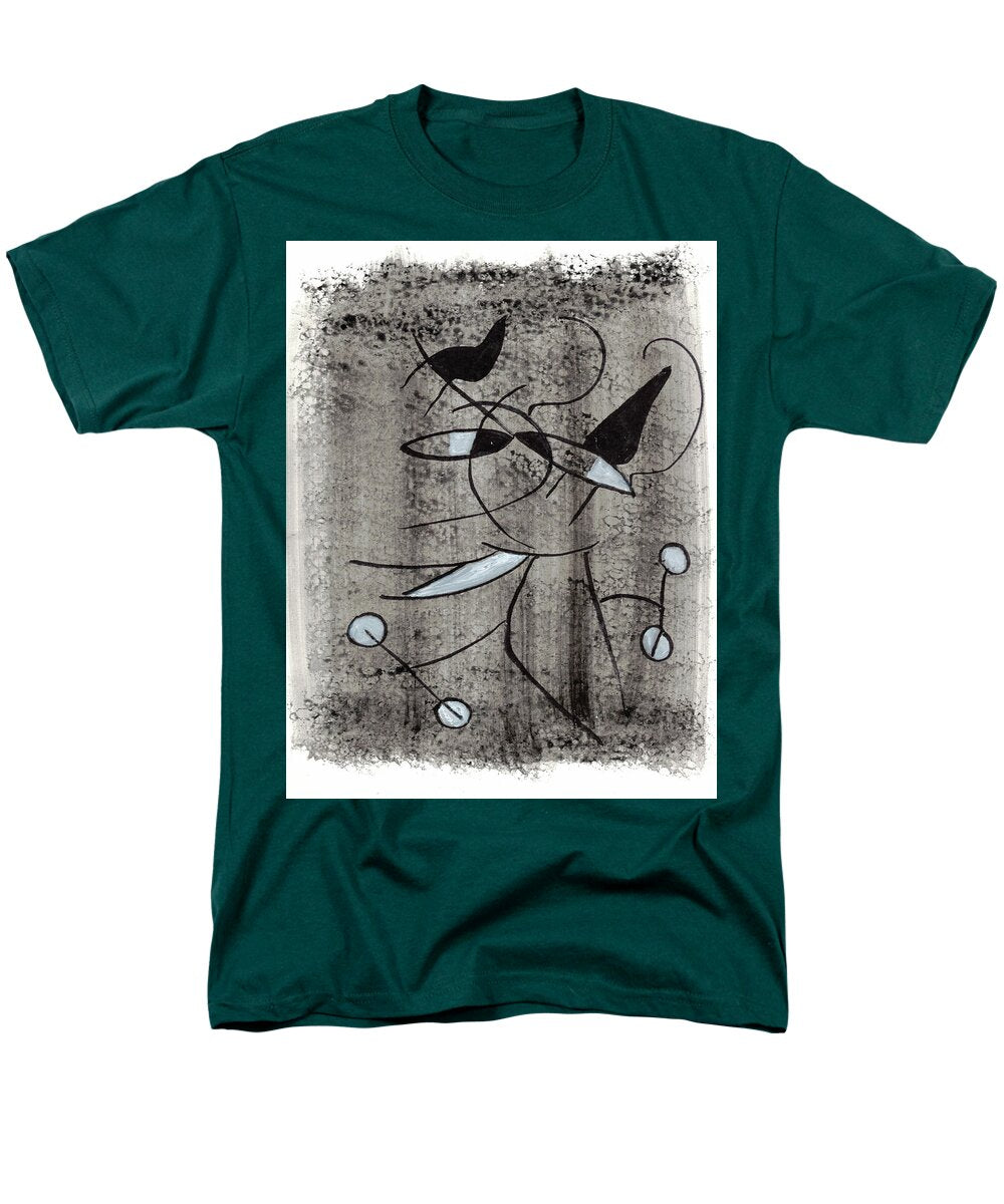 Chat Halterophile - Men's T-Shirt (Regular Fit)