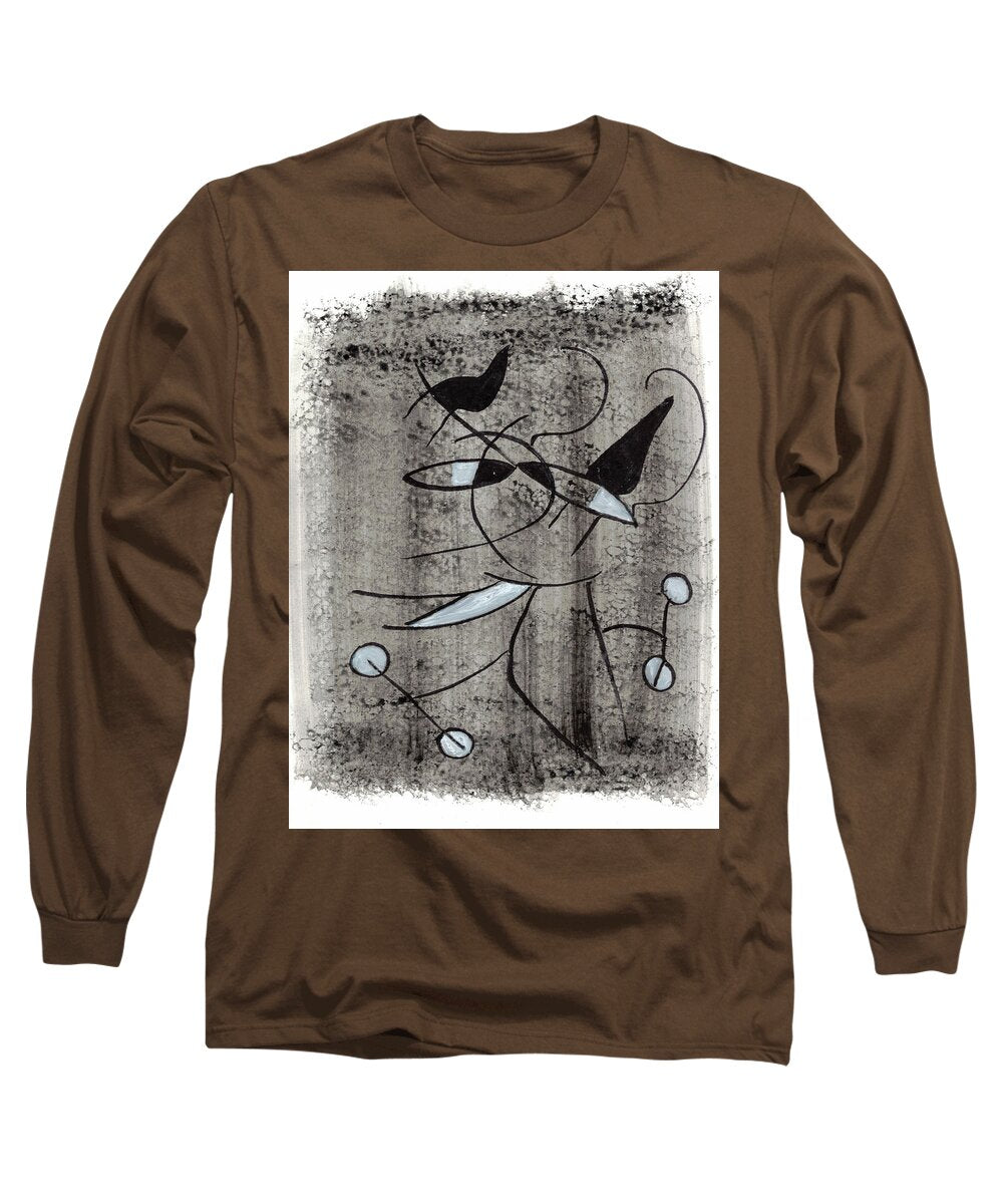 Chat Halterophile - Long Sleeve T-Shirt