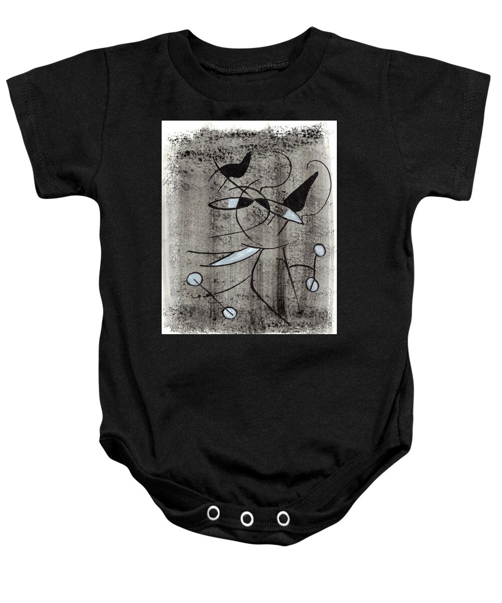 Chat Halterophile - Baby Onesie