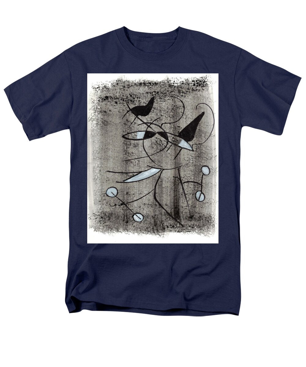 Chat Halterophile - Men's T-Shirt (Regular Fit)