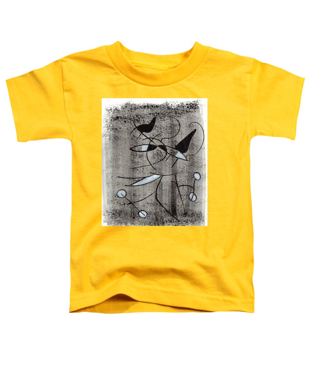 Chat Halterophile - Toddler T-Shirt