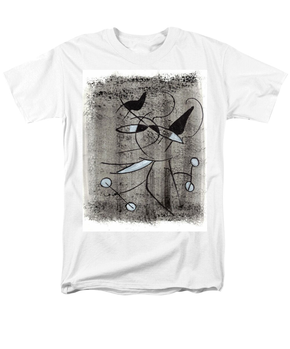 Chat Halterophile - Men's T-Shirt (Regular Fit)